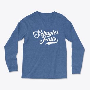 Schuyler Falls New York Vintage Team Light Soft Long Sleeve T-Shirt