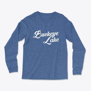 Buckeye Lake Ohio Vintage Team Light Soft Long Sleeve T-Shirt