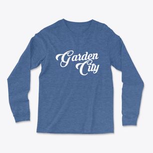 Garden City New York Vintage Team Light Soft Long Sleeve T-Shirt