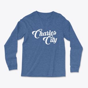Charles City Virginia Vintage Team Light Soft Long Sleeve T-Shirt