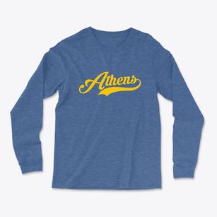 Athens New York Vintage Team Light Soft Long Sleeve T-Shirt
