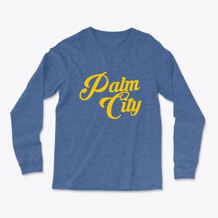 Palm City Florida Vintage Team Light Soft Long Sleeve T-Shirt