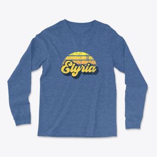 Elyria Ohio Sublime Sunset Light Soft Long Sleeve T-Shirt