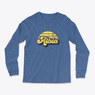 Albia Iowa Sublime Sunset Light Soft Long Sleeve T-Shirt