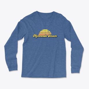 Monmouth Beach New Jersey Sublime Sunset Light Soft Long Sleeve T-Shirt