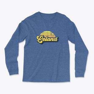 Leland Illinois Sublime Sunset Light Soft Long Sleeve T-Shirt