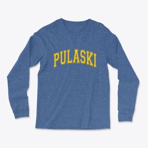 Pulaski Wisconsin Varsity Light Soft Long Sleeve T-Shirt