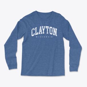 Clayton Wisconsin Urban Vibe Light Soft Long Sleeve T-Shirt
