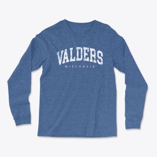 Valders Wisconsin Urban Vibe Light Soft Long Sleeve T-Shirt