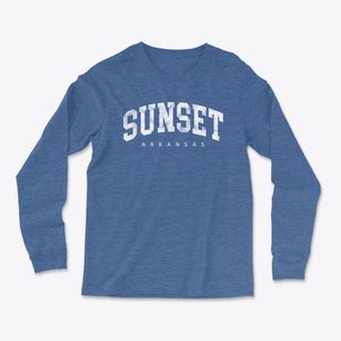 Sunset Arkansas Urban Vibe Light Soft Long Sleeve T-Shirt