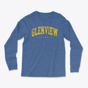 Glenview Illinois Urban Vibe Light Soft Long Sleeve T-Shirt