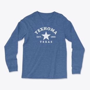 Texhoma Texas Star Light Soft Long Sleeve T-Shirt