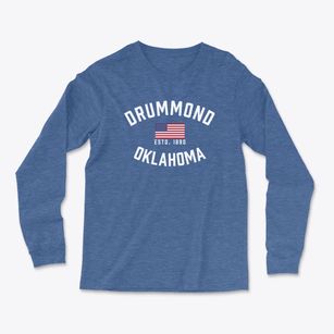 Drummond Oklahoma Patriot Light Soft Long Sleeve T-Shirt