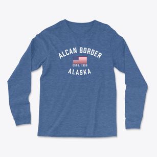 Alcan Border Alaska Patriot Light Soft Long Sleeve T-Shirt