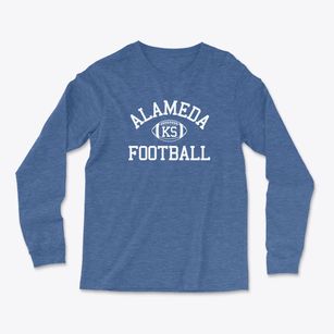 Alameda Kansas Football Light Soft Long Sleeve T-Shirt