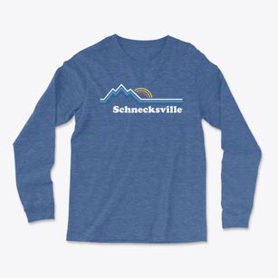 Schnecksville Pennsylvania Mountain View Light Soft Long Sleeve T-Shirt