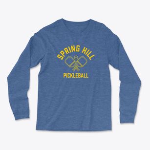 Spring Hill South Carolina Pickleball Light Soft Long Sleeve T-Shirt