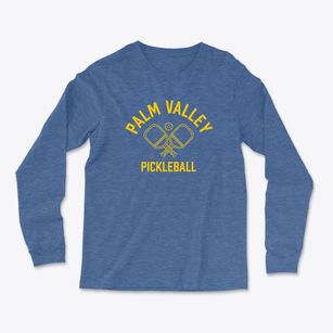 Palm Valley Florida Pickleball Light Soft Long Sleeve T-Shirt