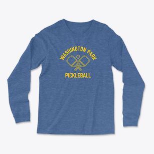 Washington Park New Jersey Pickleball Light Soft Long Sleeve T-Shirt