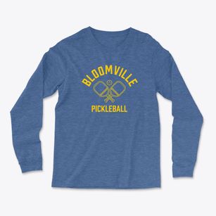 Bloomville South Carolina Pickleball Light Soft Long Sleeve T-Shirt