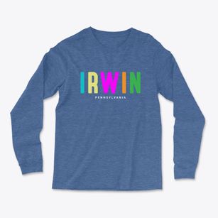 Irwin Pennsylvania Color Pop Light Soft Long Sleeve T-Shirt