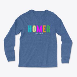 Homer Louisiana Color Pop Light Soft Long Sleeve T-Shirt