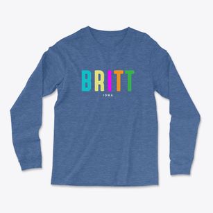 Britt Iowa Color Pop Light Soft Long Sleeve T-Shirt