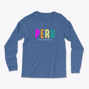 Peru Massachusetts Color Pop Light Soft Long Sleeve T-Shirt