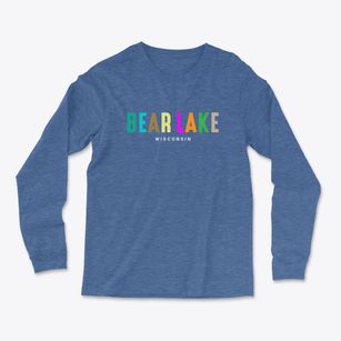 Bear Lake Wisconsin Color Pop Light Soft Long Sleeve T-Shirt