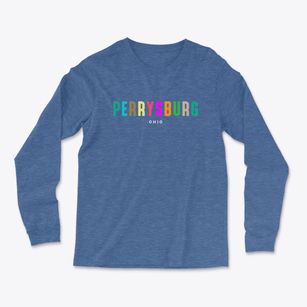 Perrysburg Ohio Color Pop Light Soft Long Sleeve T-Shirt