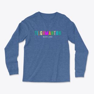 Tilghmanton Maryland Color Pop Light Soft Long Sleeve T-Shirt