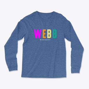 Webb Mississippi Color Pop Light Soft Long Sleeve T-Shirt