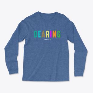 Dearing Kansas Color Pop Light Soft Long Sleeve T-Shirt