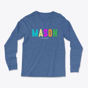 Mason Illinois Color Pop Light Soft Long Sleeve T-Shirt