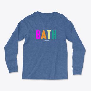 Bath Maine Color Pop Light Soft Long Sleeve T-Shirt