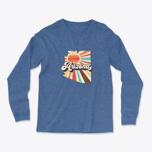  Arizona Retro Art Light Soft Long Sleeve T-Shirt