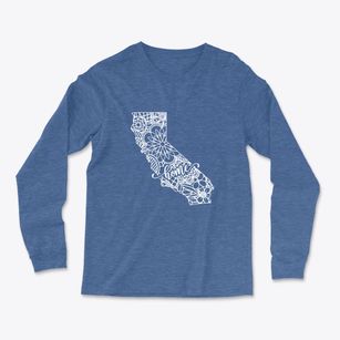  California Mandala Light Soft Long Sleeve T-Shirt