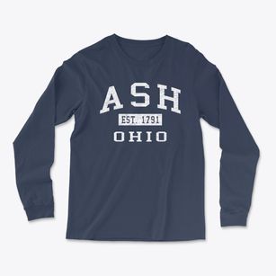 Ash Ohio Classic Established Light Soft Long Sleeve T-Shirt