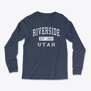 Riverside Utah Classic Established Light Soft Long Sleeve T-Shirt