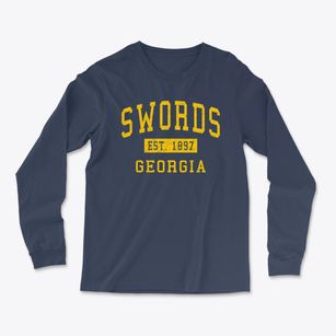 Swords Georgia Classic Established Light Soft Long Sleeve T-Shirt