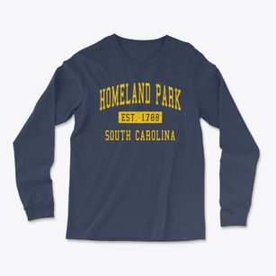 Homeland Park South Carolina Classic Established Light Soft Long Sleeve T-Shirt