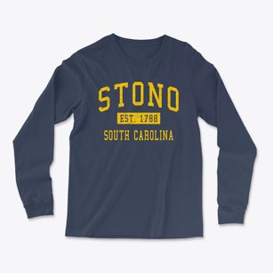 Stono South Carolina Classic Established Light Soft Long Sleeve T-Shirt