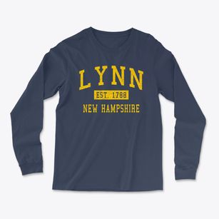 Lynn New Hampshire Classic Established Light Soft Long Sleeve T-Shirt