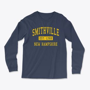 Smithville New Hampshire Classic Established Light Soft Long Sleeve T-Shirt