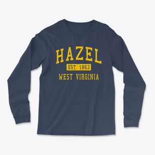 Hazel West Virginia Classic Established Light Soft Long Sleeve T-Shirt