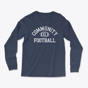 Community High School Classic Football Light Soft Long Sleeve T-Shirt