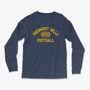 Piedmont Hills High School Classic Football Light Soft Long Sleeve T-Shirt