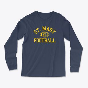 Saint Mary Grade School Classic Football Light Soft Long Sleeve T-Shirt