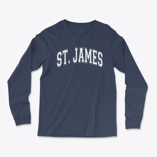 St James Parish Varsity Arch Light Soft Long Sleeve T-Shirt