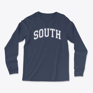 South Memorial Elementary School Varsity Arch Light Soft Long Sleeve T-Shirt